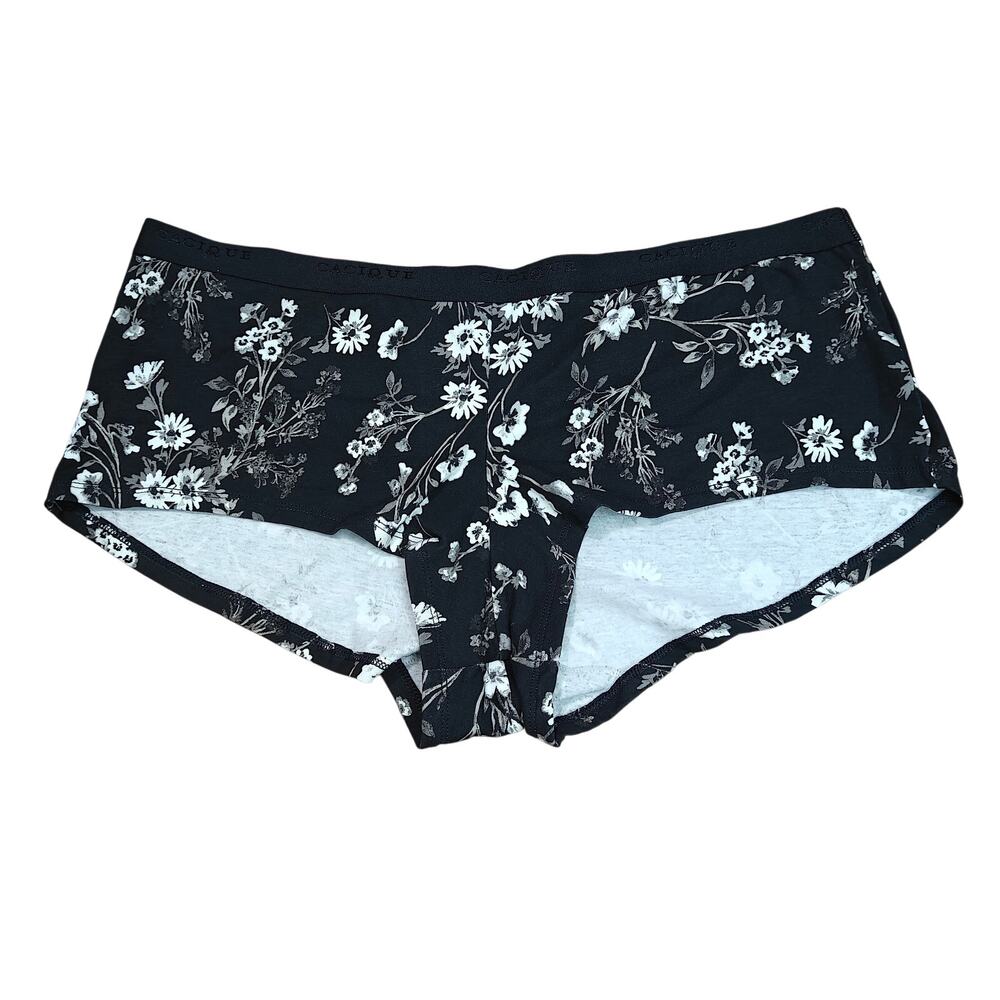 Lane Bryant Cacique Cotton Boyshort Panties Size 14/16 Allure Floral